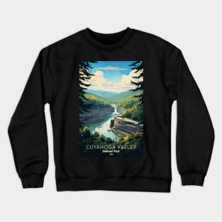 Cuyahoga Valley National Park Travel Poster Crewneck Sweatshirt